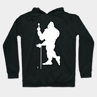 BIgfoot Playing Golff Player Hoodie